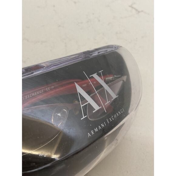 ARMANI EXCHANGE AX228 YPI 135 Red Metal ** FRAMES ONLY ** With Original Case - Picture 7 of 7
